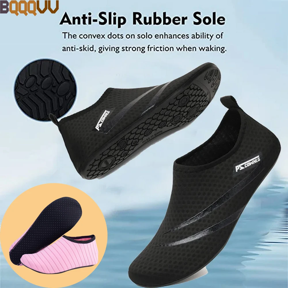 

1Pair Diving Shoes Women Aqua Shoes Men Beach Swimming Water Sport Socks Barefoot Sneaker Fitness Dance Surfing Snorkeling Shoe