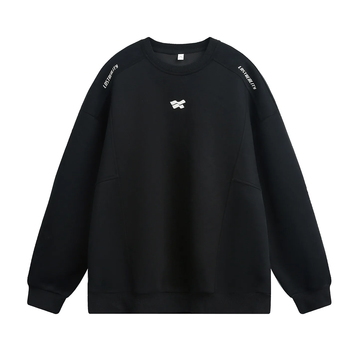 2026 American High Street New Fashion Men's Casual Trendy Color-coded Printed Long Sleeve O-neck Pullover Sweatshirts Male Coats