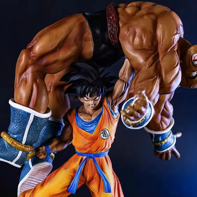 23 cm Dragon Ball Figuren Son Goku Figuren Goku hebt Napppa Figur PVC Statue Anime Modell Sammlung Schlafzimmer Dekoration Spielzeug