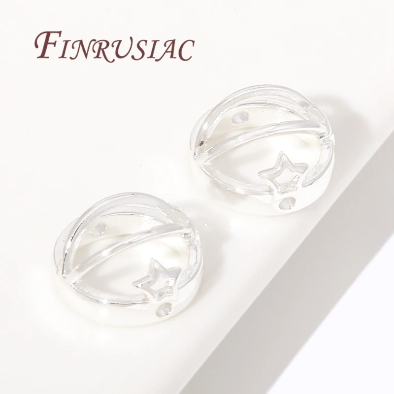 Multi Arten Messing Metall Kreis Rahmen Verbinder Spacer Perle, 14K/18K vergoldet Runde Perle Rahmen für DIY Perlen Schmuck Machen – Detail 32