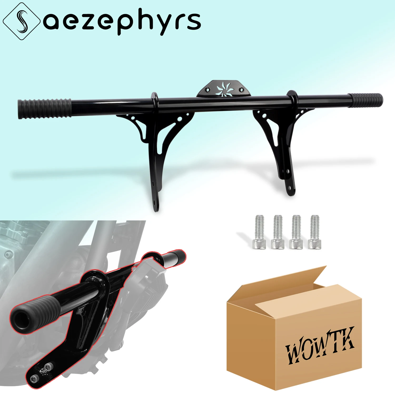 

Motorcycle Front Crash Bar Highway Engine Guard Protector For Harley Dyna Low Rider FXDL Street Bob Fat Bob Sports Glide 06-17