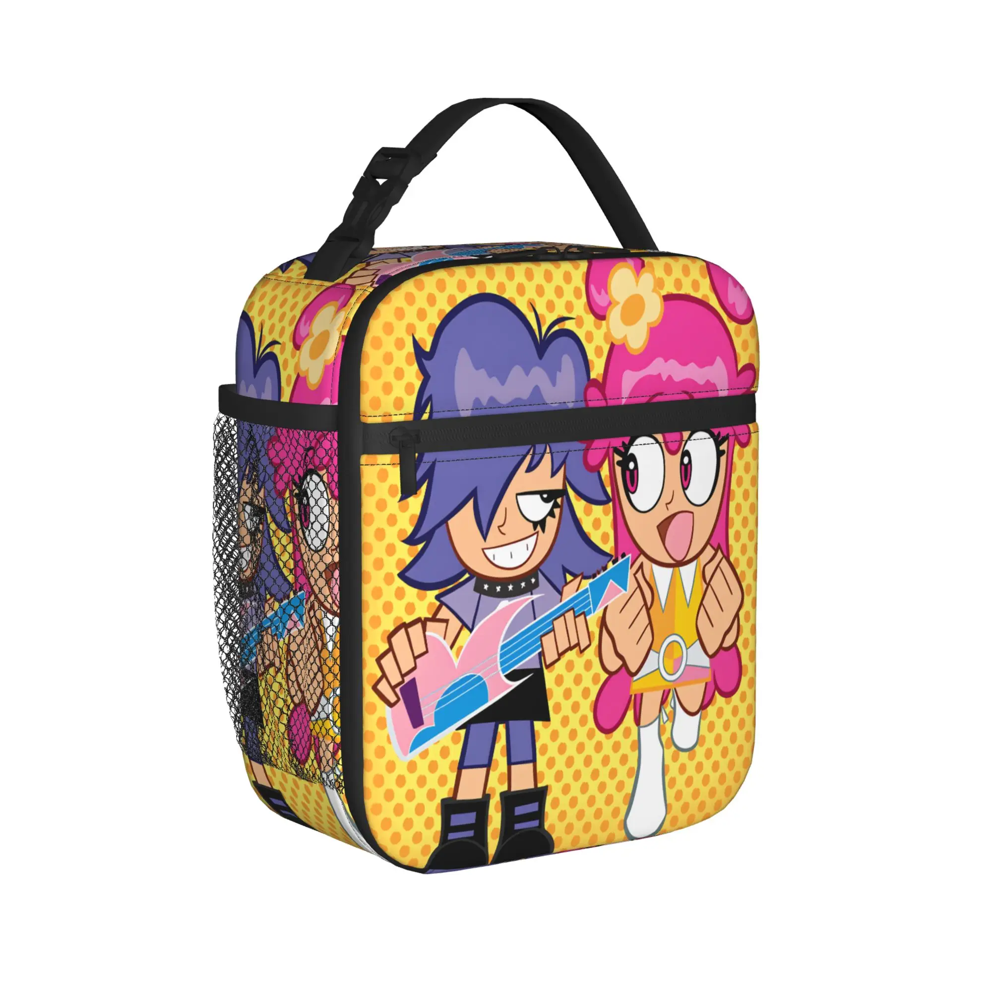 Hi Hi Puffy AmiYumi Lunch Bag  Casual Lunch Box Office Portable Insulated Tote Food Bags For Child Oxford Designer Cooler Bag