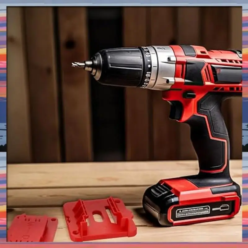 AFBC 10Pcs Battery Base And Tool Battery Holder Wall Mount Batteries Storage Battery Mounts Dock Holder For Power Tool-Red