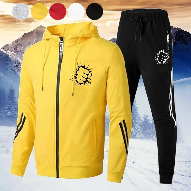 

New fashion double zipper Hooodie men's printed biker jacket Sweatshirt jacket Hooded top M-3XL