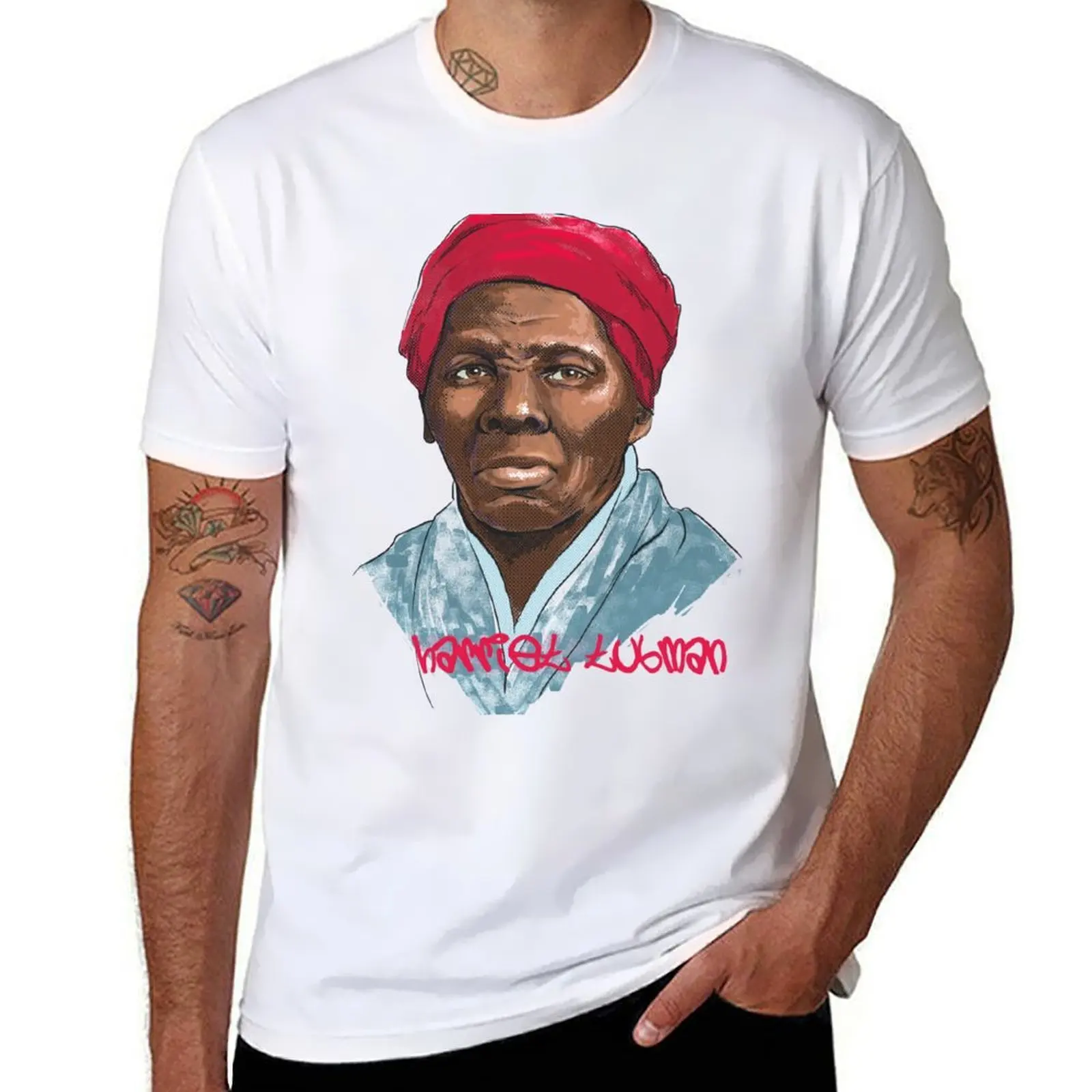 

Harriet Tubman - American Hero T-Shirt graphic t shirts for man man t shirt cotton T-Shirt