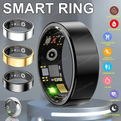 2025 For Health Smart Ring Men Women, Heart Rate and Blood Oxygen Monitor IP68 & 5ATM Waterproof, Multi-sport Mode New Smartring