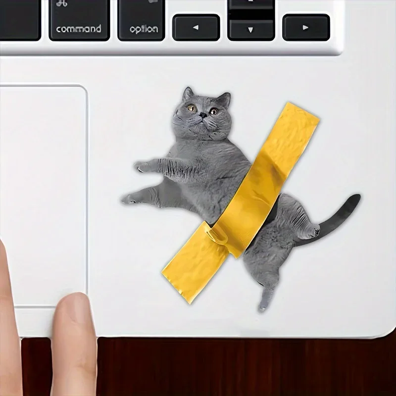 1 x trendiger Haustier-Klebeband-Aufkleber – hochwertiges wasserfestes Vinyl, bezaubernder personalisierter Aufkleber für Auto, Helm und Notebook