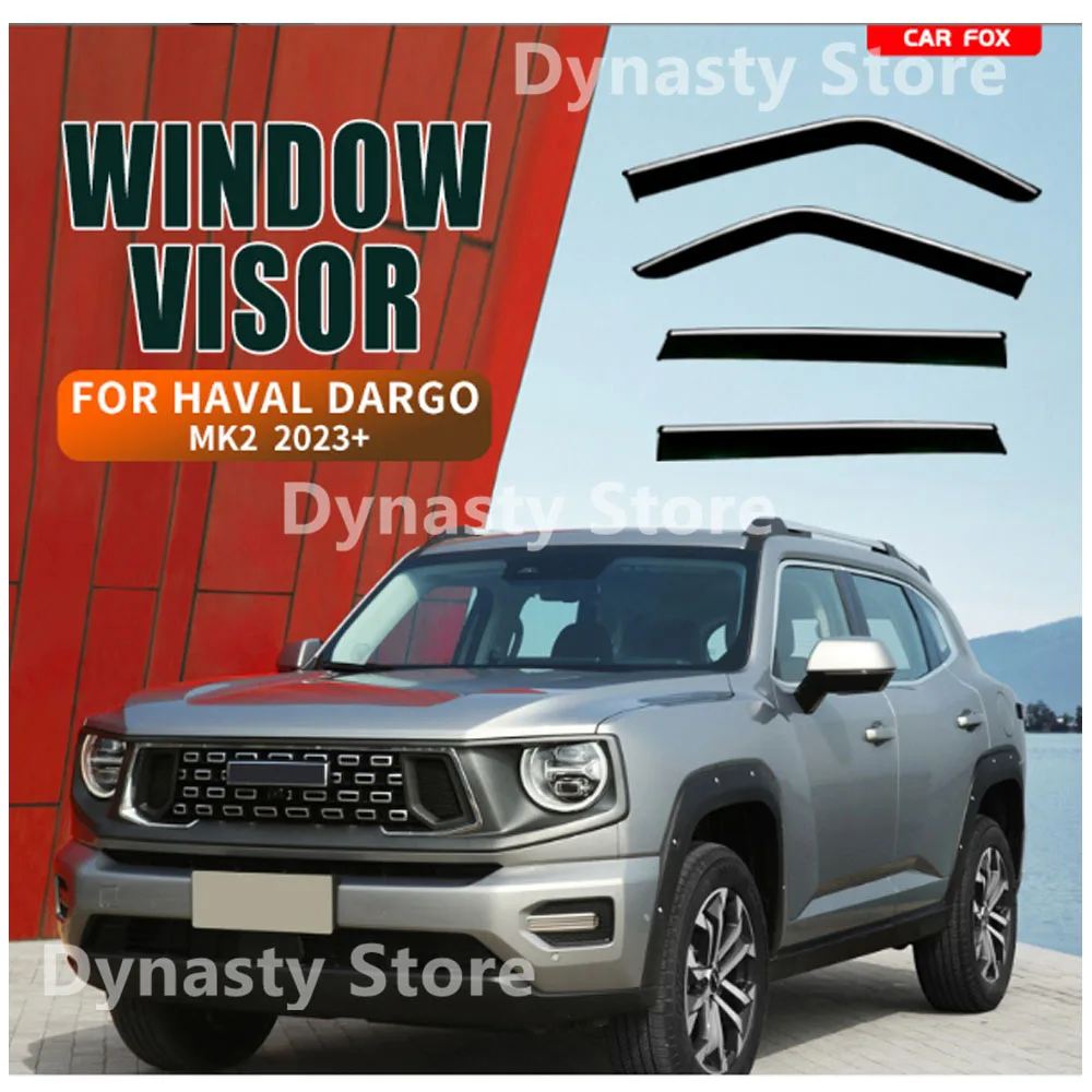 Car Window Visor Waterproof Protect Sunny Rainy Shelter Auto External Accessory For Haval Dargo X