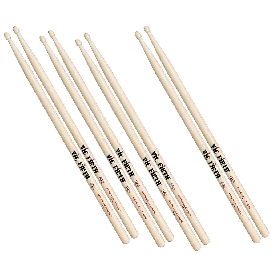 

Барабанные палочки Vic Firth P5B.3-5B.1, набор из 4 штук