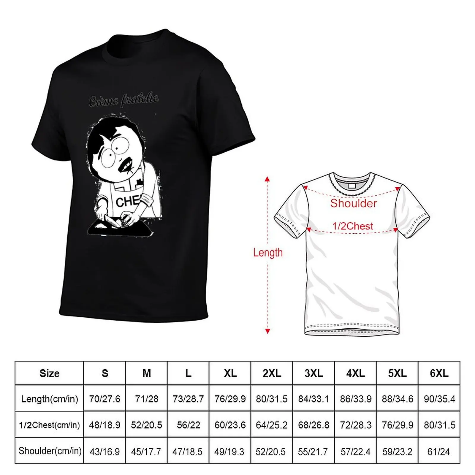 Creme Fraiche South park T-Shirt Quick Dry Training Short Sleeve Tee