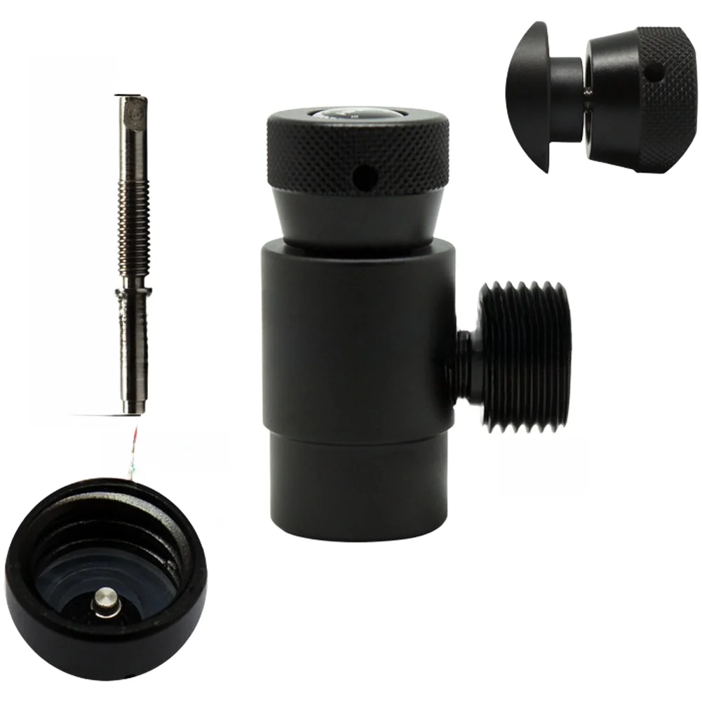 For ASA Gas Cylinder Adapter W218 To G1/2 TR21-4 FOR Soda Connector Silver Black For Home Kitchen And Outdoor Camping Gear