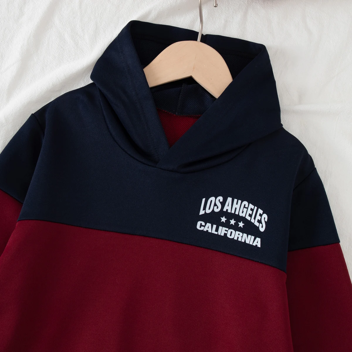 1/2Pcs Spring/Autumn Children's Color Blocked Hoodie For Sports Cycling Running Comfortable Fashionable Casual Daily Long Sleeve