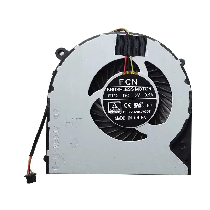 Nieuwe Echte Laptop Koeler Cpu Gpu Koelventilator Voor Mechrevo F57 N550rc N350d F57-D1 D2 D3 D2r D5r