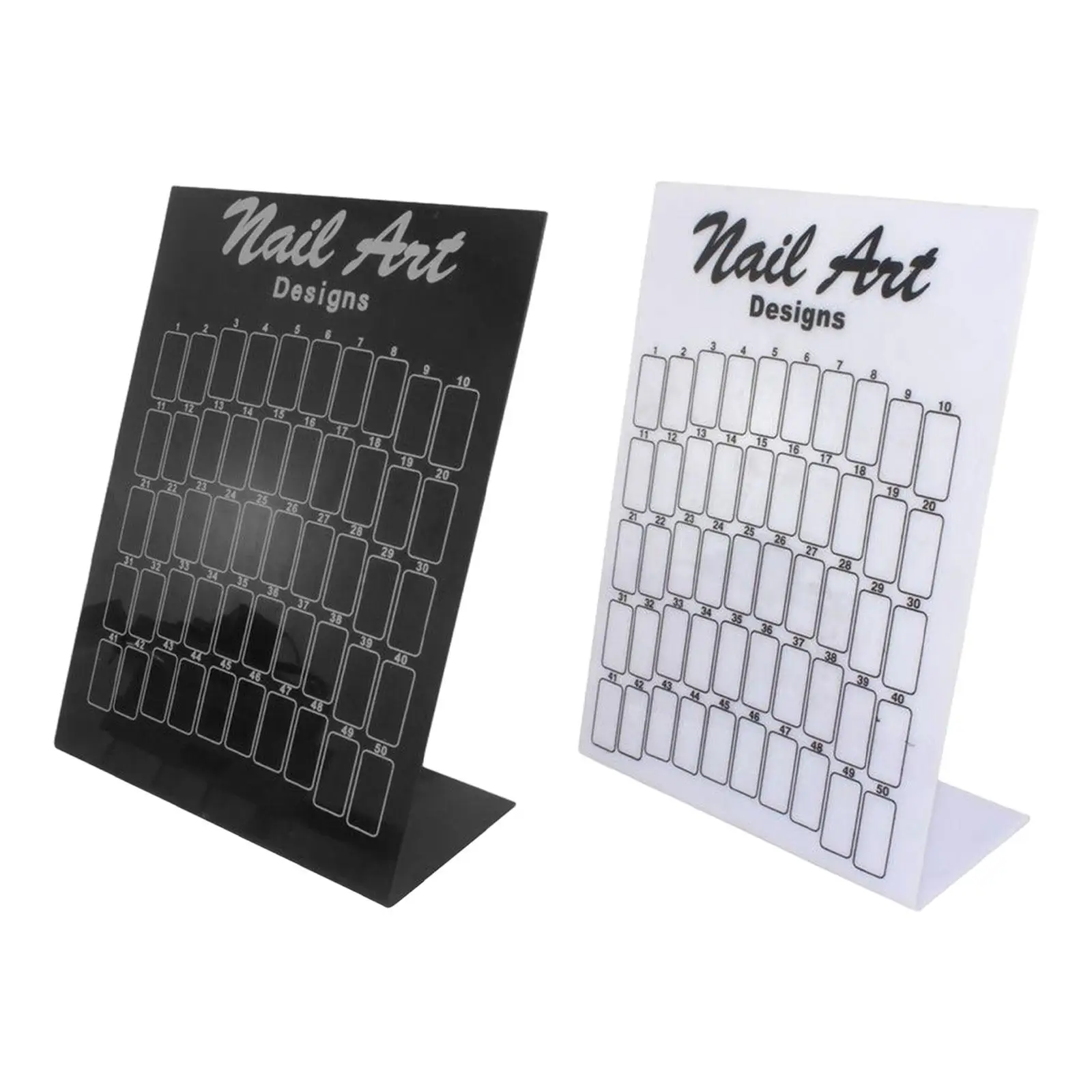 Nail Art Display Board Beginner Manicure Tool Nail Sample Display Home DIY Nail Stand Nail Tip Sample Display Fingernail Display