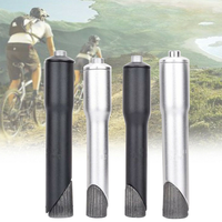 Aluminum Alloy Bicycle Stem Riser Adapter 1 1/8' φ22.2mm 25.4mm 160mm Bike Stem Extender Bike Quill Stem Adapter