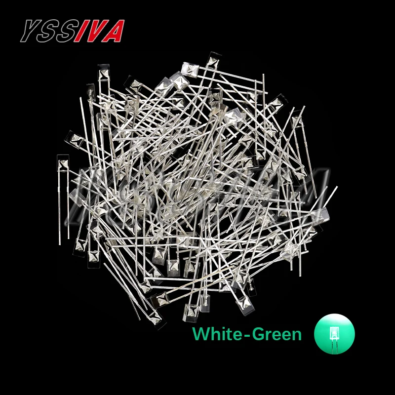 100 Stuks 2X3X4 Vierkante Led 234 Rode Lichtgevende Diode Wit Geel Rood Groen Blauw 2*3*4 Elektronische Diy Kit