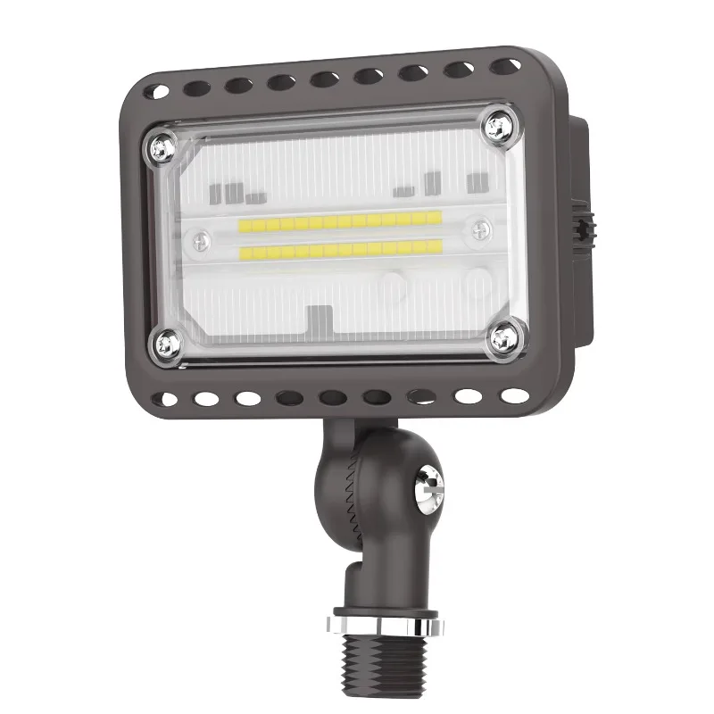 

20W Light Emitting Diode Flood Light Outdoor 2200mm IP65 Outdoor Wall Mount with 180 Steering Knuckle 5000K 100-277VAC