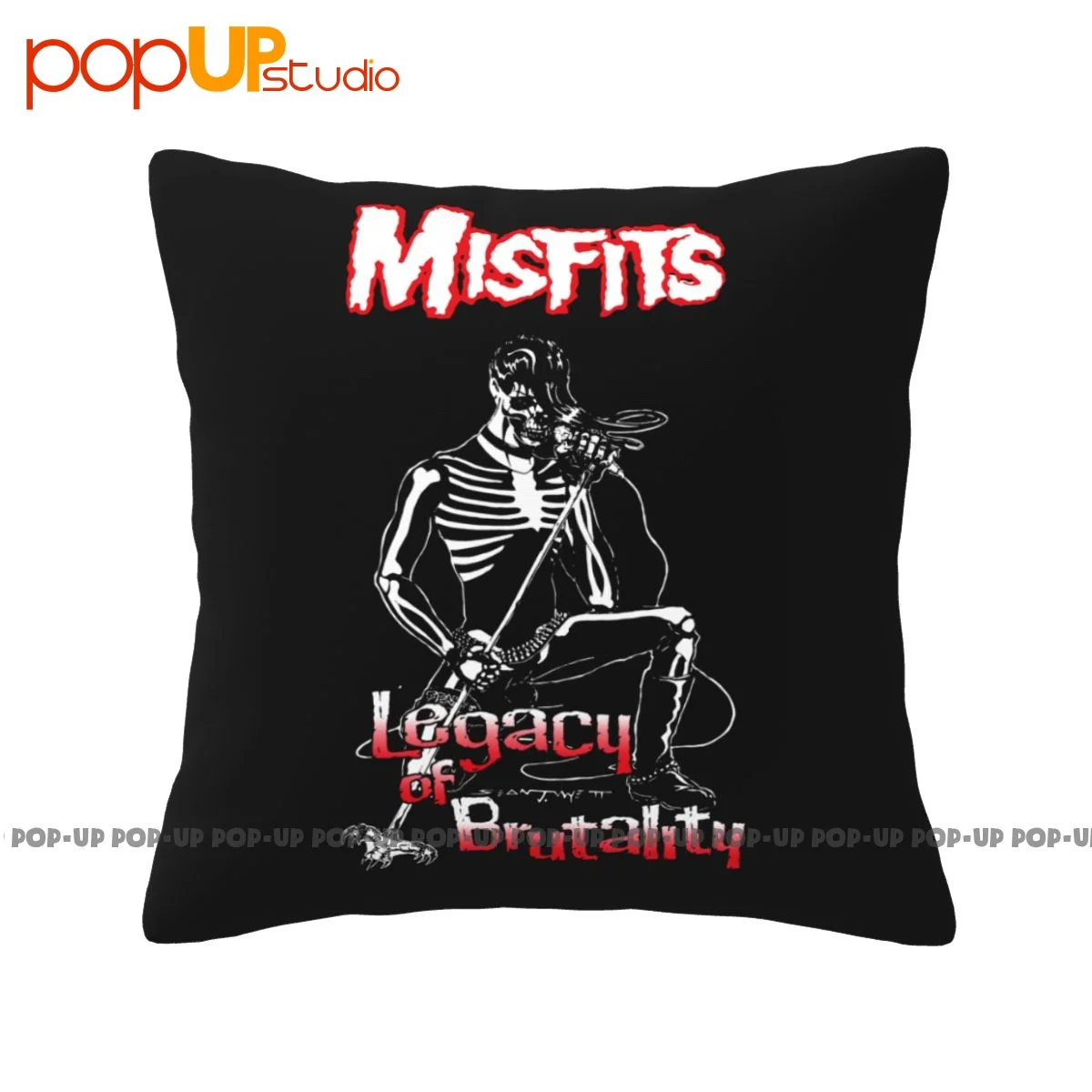 Sleep Retro 1999 Misfits Legacy Of Brutality Pillowcase Throw Pillow Cover For Sofa Breathable Pattern Decor