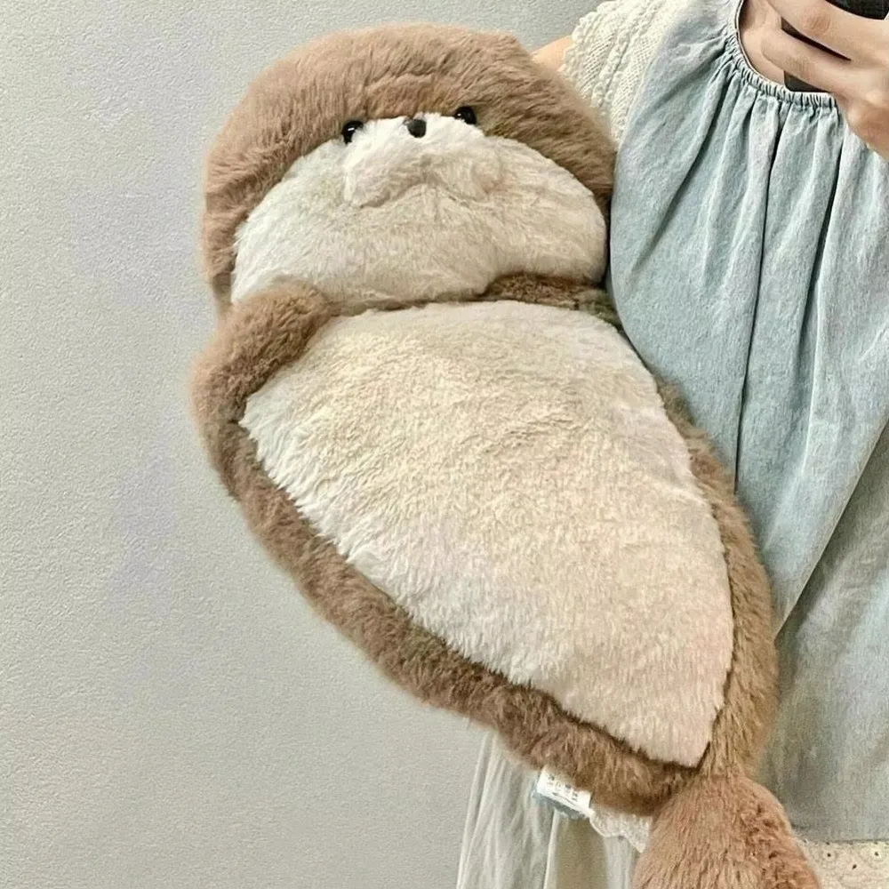 Animal Seal Seal Plush Doll Brown Seal Cartoon Sea Creature Stuffed Animal Cute Kawaii Seal Plush Pillow Gift for Kids