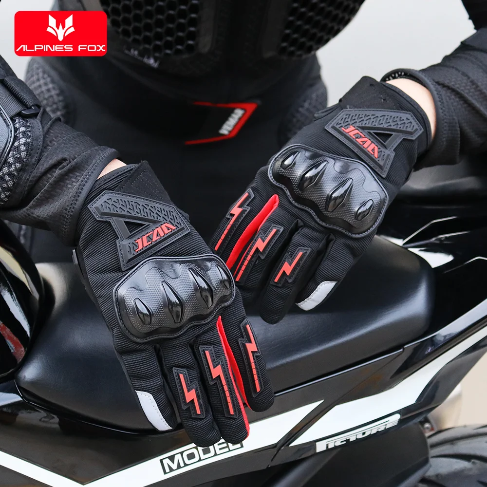 Spring Summer Motorcycle Gloves Men Women Touch Screen Motorbike Gloves Breathable Moto Guantes Motocross Racing Cycling Luva