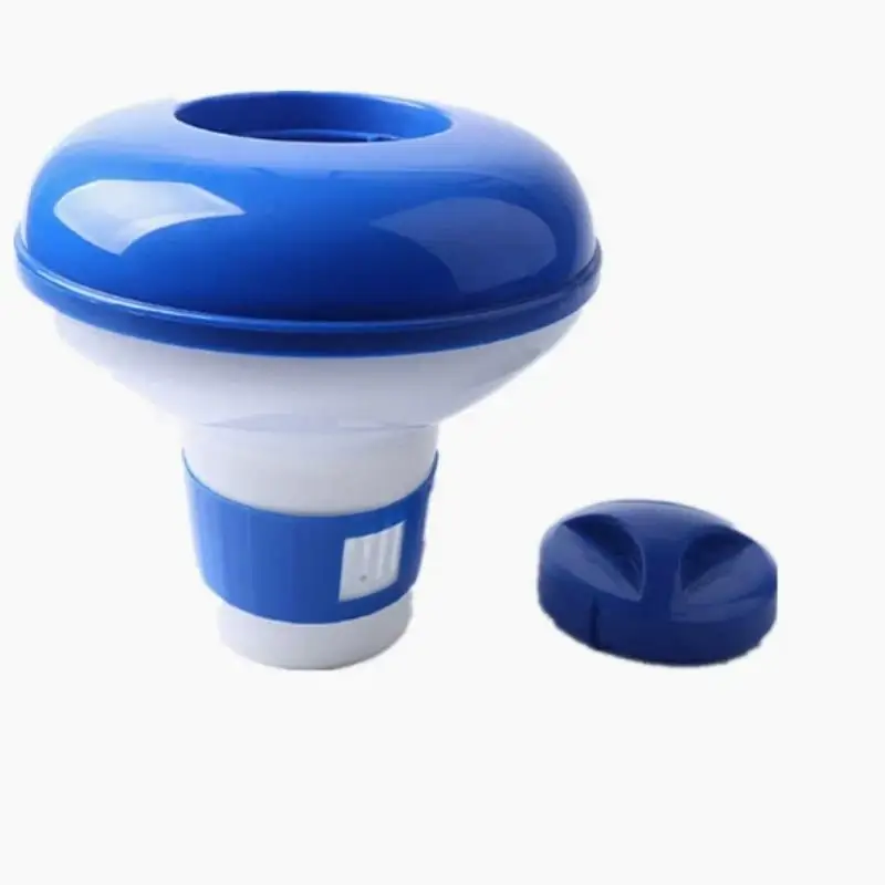1/2Pcs Pool Floating Chlorine Feeder Effervescent Tablet Dispenser Swimming Pool Cleaning Floating Pill Cup Container
