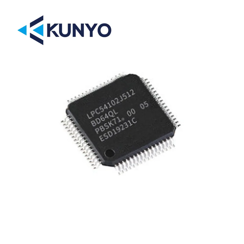 one-stop shop for electronic components LPC54102J512BD64QL LQFP64controller chip ic integrated circuit