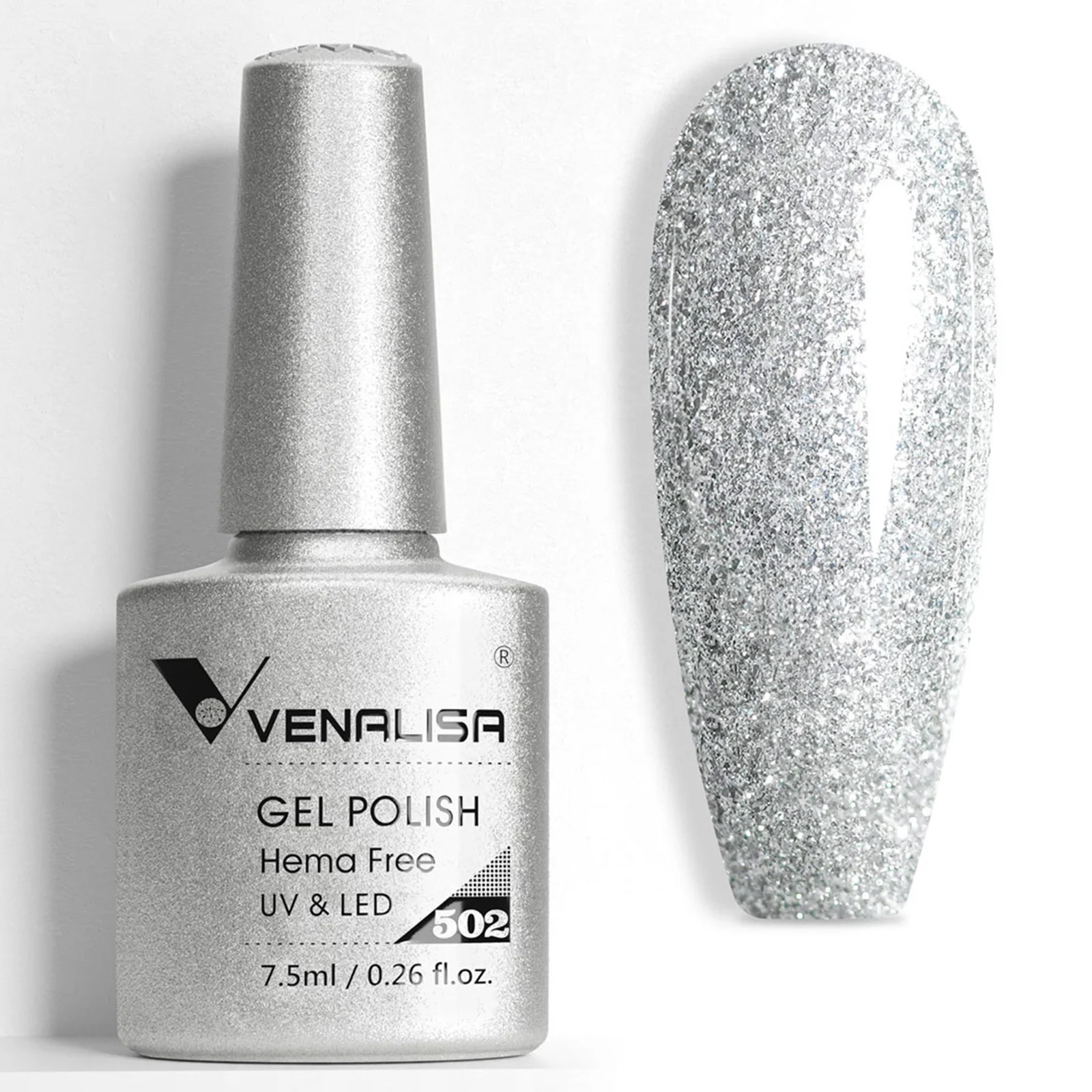 VENALISA VIP5 Nagelgelpoliermittel, 7,5 ml, HEMA/TPO-frei, semi-permanenter Nagellack, Super-Textur, extrem glänzendes, langlebiges Top-Gel – Detail 12