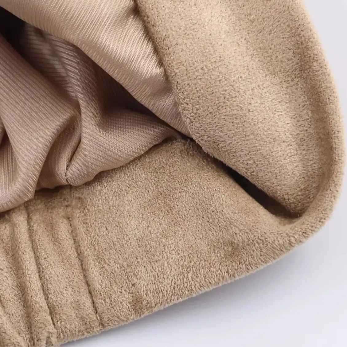 DiYiG DONNA 2025 Autunno di Nuovo Modo di Colore Solido Pelle Scamosciata Effetto Giacca Retro Manica Lunga Cerniera Cappotto Casual Della Tuta Sportiva Mujer