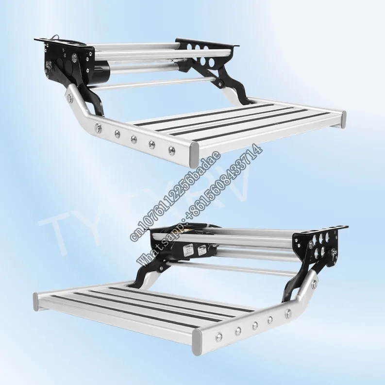 TYTXRV-OEM- Single layer electric folding step with lamp thickened aluminum alloy stepSteps Caravan Camper  Step