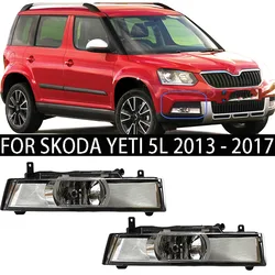 For Skoda Yeti 2014 2015 2016 2017 2018 Car Front Bumper Fog Lamp Assembly Foglight Daytime Light 5L0941700A