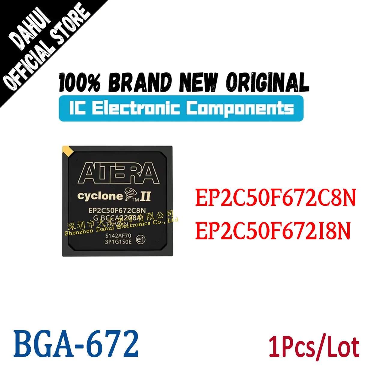 

EP2C50F672C8N EP2C50F672I8N BGA-672 Programmable logic chip IC new original
