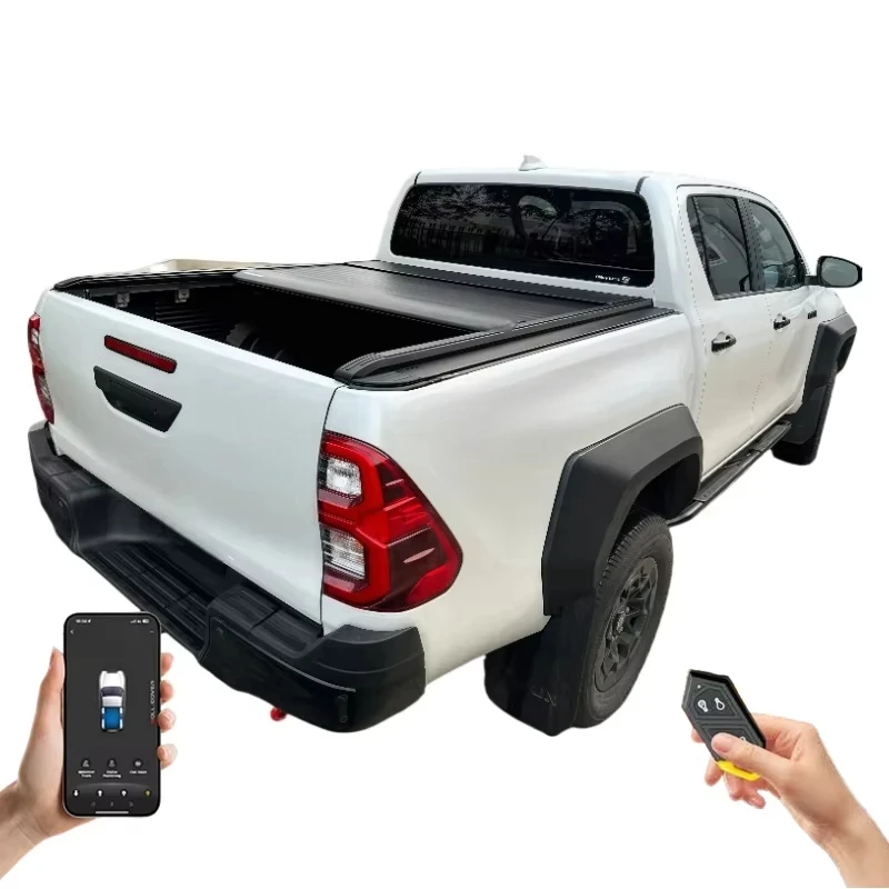 Electric Power Retractable Tonneau Truck Bed Cover  for  2015-2025 Ranger Model with Locking Function