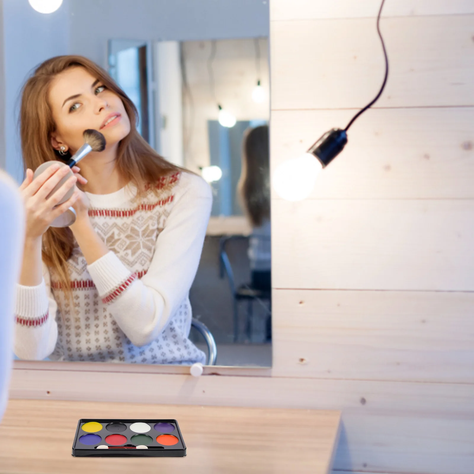 4 szt. Farby do ciała, farby akwarelowe do twarzy, przyjazne dla skóry, łatwe w aplikacji i usuwaniu, pigment do makijażu na imprezy dla kibiców, festiwale, Halloween.