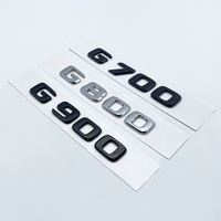Car Insignia Rear Trunk Emblem Badge Stickers Car Styling For Mercedes Benz BRABUS G Class W463 W461 W464 G700 G800 Accessories