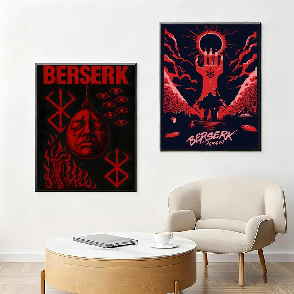 Poster Bedroom Home Decor Art Poster Perfect Gift for Family and Friends B-BerserkS