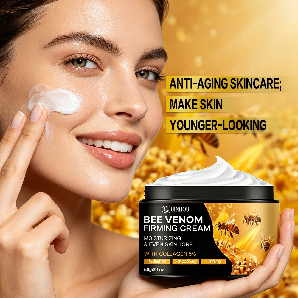 JUINHOU Natural Honey Extract Face Cream Deep Moisturizing Gentle Skin Non Greasy for All Skin Types Moisturize Dry Skin