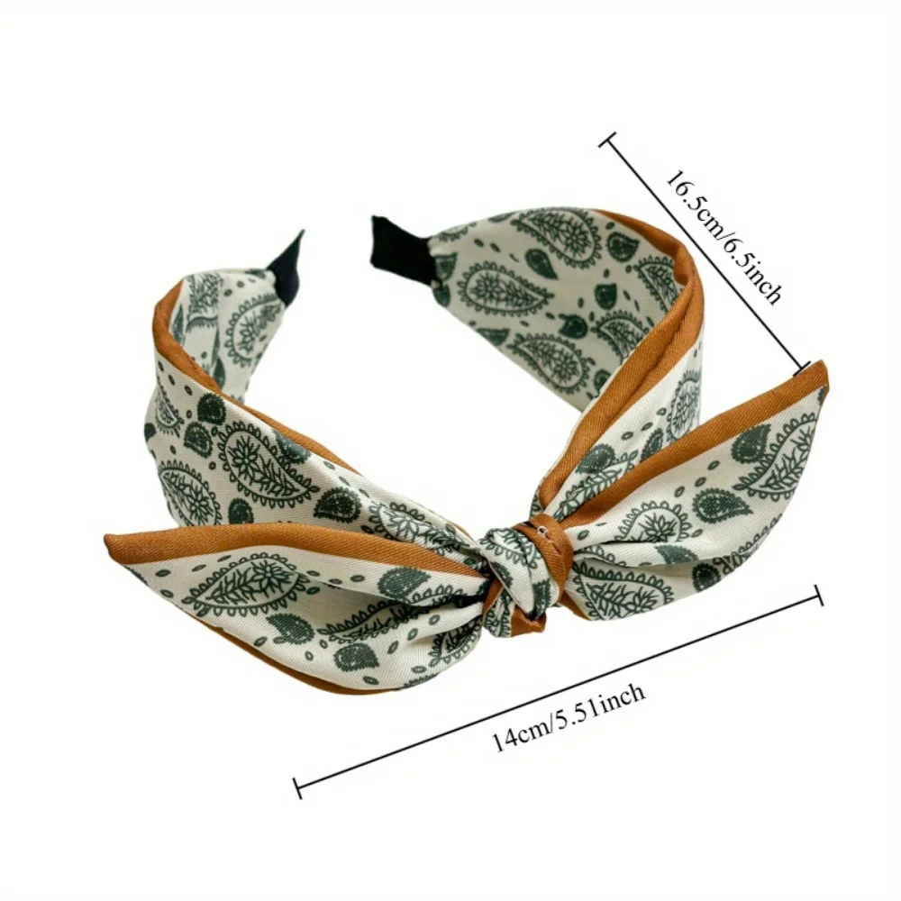 Retro Boho Bow Headband 6