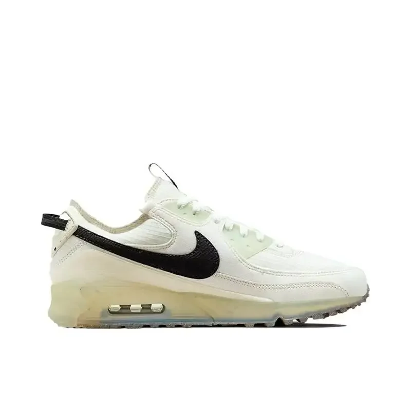 Nike Air Max 90 Terrascape Anti Slip, Wear Resistant, Comfortable Retro Low Cut Casual Running Shoe, Unisex, Rice White