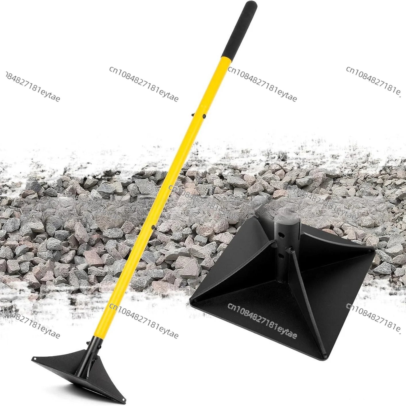 Heavy Duty Steel Garden Roller Lawn Compactor Soil Tamper Yard Leveling Tool