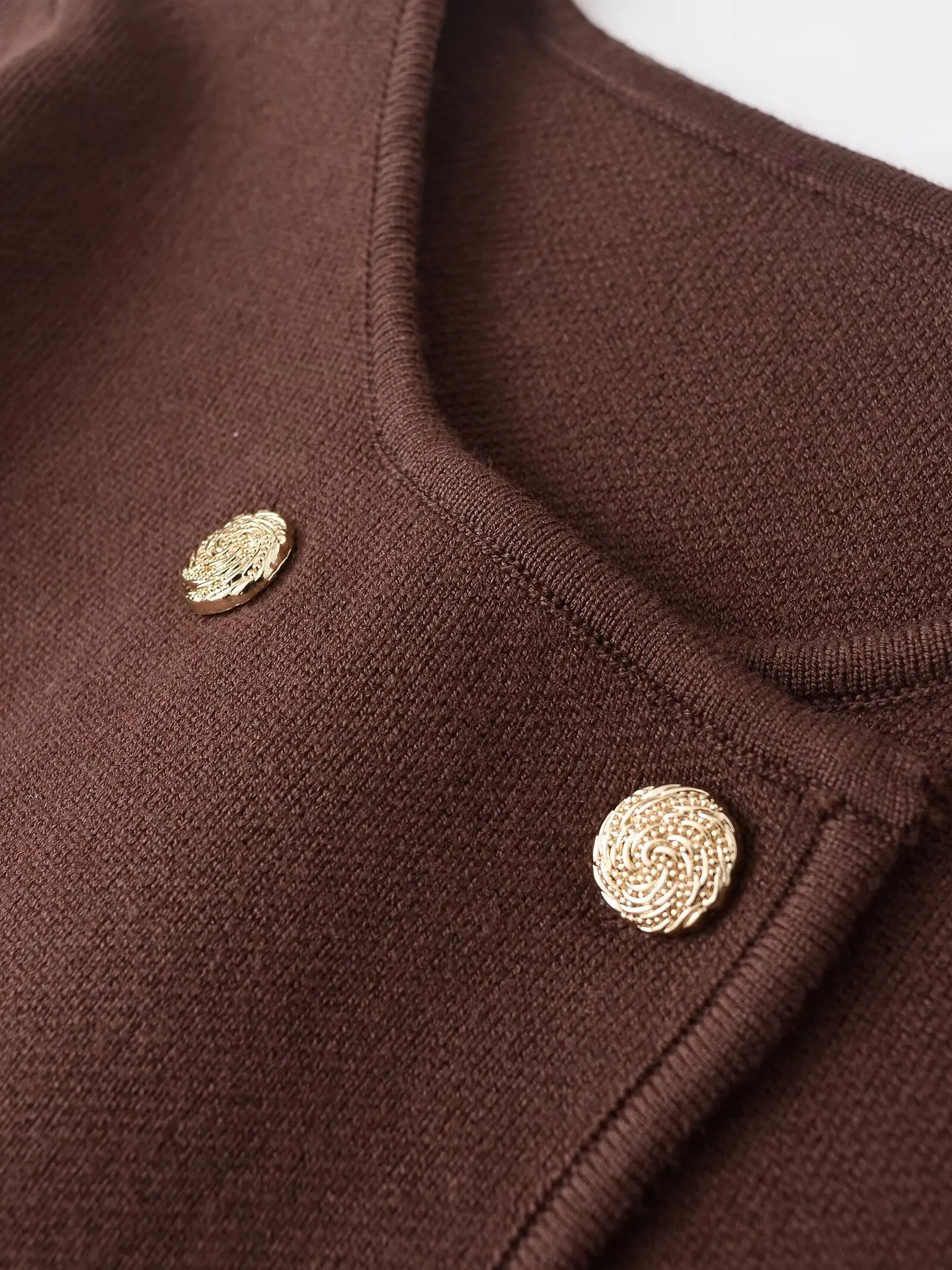 TAOP&ZA Kardigan Rajutan Lengan Panjang Kerah Ganda Serbaguna Mode Baru Gaya Eropa dan Amerika Wanita untuk Wanita