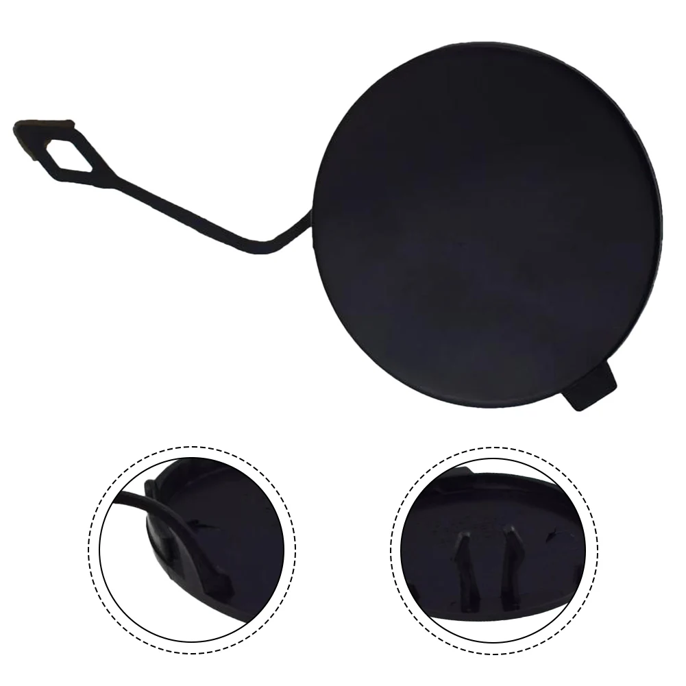 Rear Bumper Towing Hook Cover Bumper Tow Hood Unpainted Towing Hook Cover Direct Direct Replacement Single Piece