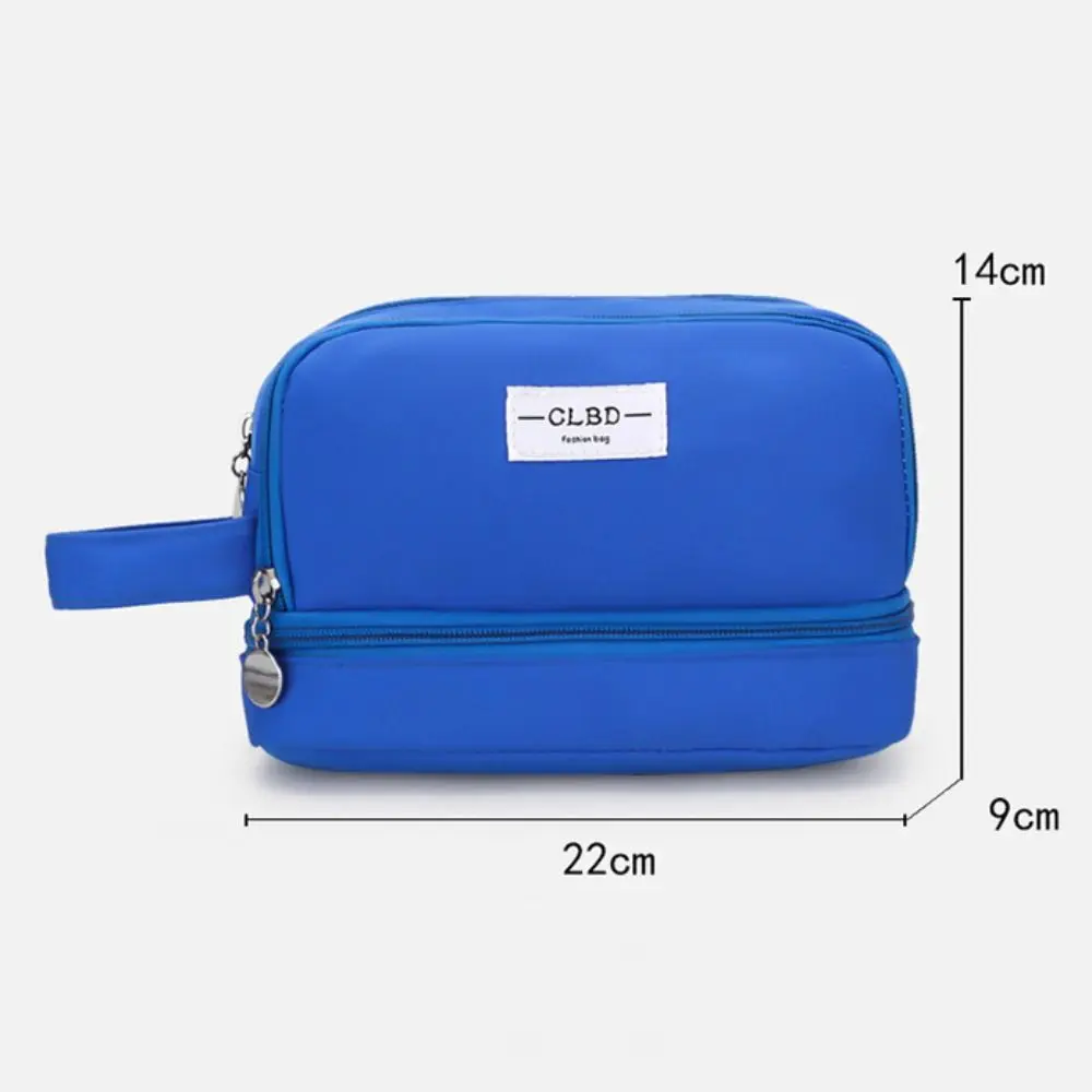 Estuche de lápices de gran capacidad para papelería, bolsa impermeable de lona para bolígrafos, bolsa multifuncional de estilo coreano, suministros de oficina escolar