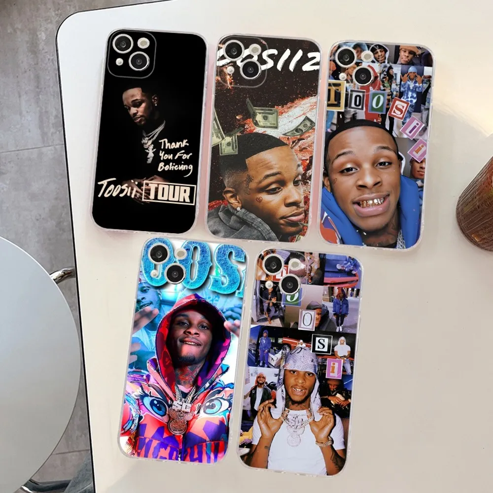 Rapper Toosii Phone Case Silicone Soft for iphone 15 14 13 12 11 Pro Mini XS MAX 8 7 6 Plus X XS XR Cover