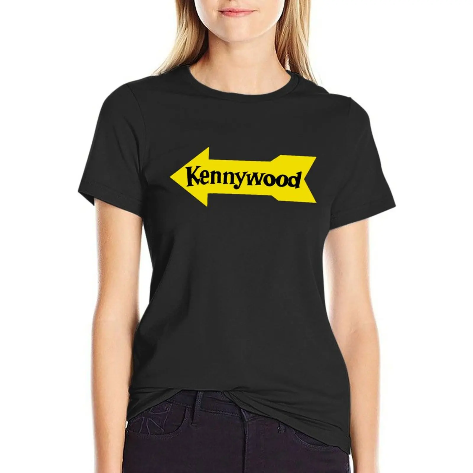 Kennywood Arrow T-Shirt quick drying summer tops new edition oversized white t shirts for Women