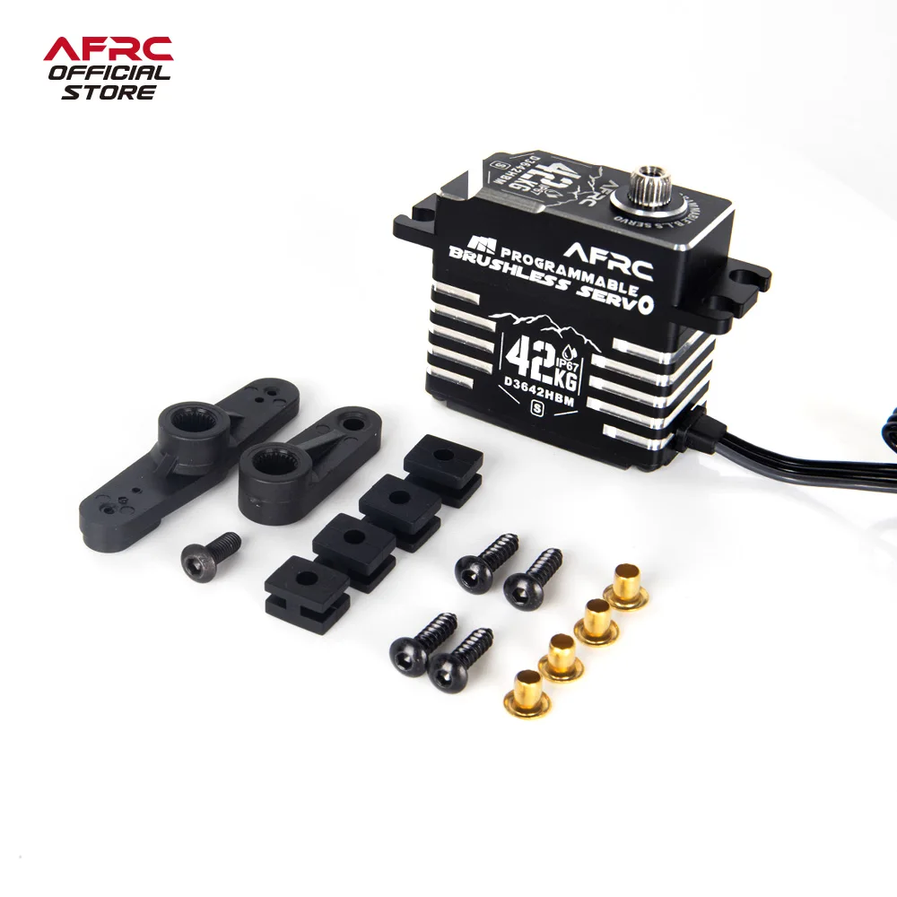 AFRC 42kg HV IP67 Programmable Brushless Servo for TRXXXAS HORIZON HSP RC Car Boat Robot etc.DIY Upgrad