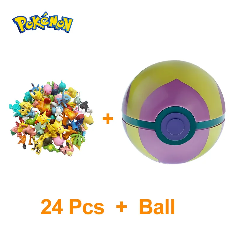 Pokemon Ball Elf Spielzeug Anime Actionfigur PokeBall Tasche Monster leerer Clip n Go Modell Pikachu Pokeball Kind Kind Weihnachten Gif