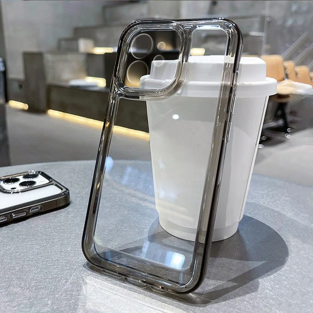 Weiche Silikon-Handyhülle für iPhone 17 Pro Max 16 18 Pro 13 11 15 14 Plus 12 17 16E 17Promax Stoßfeste Transparente Schutzhülle