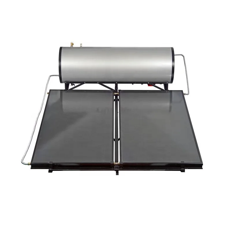 vWater Tank Compact Flat Plate Solar Water HeaterDemax 300 Liters Flat Plate Pressurized Integrated Solar Water Heater Enamel