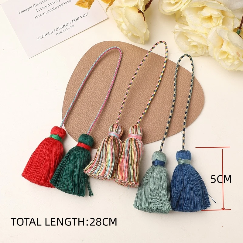

Colorful Thread Tassel Pendant Embellishments Accessories 5pcs Vintage Wholesale Tassel Dangle Wedding Ornament Bulk Supplier