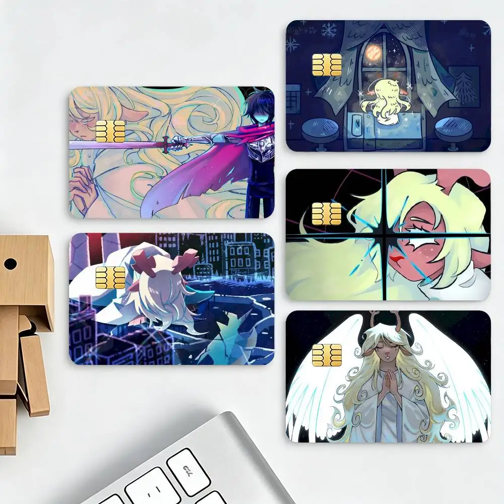 N-Noelle Holiday Deltarune G-Game HD Credit Card Stickers Game Card Decal Small Chip Waterproof Sticker Gift Decor